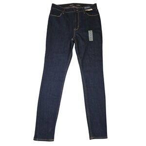 NWT Old Navy Size 8 Rockstar Super‎ Skinny High Rise Blue Denim Jeans